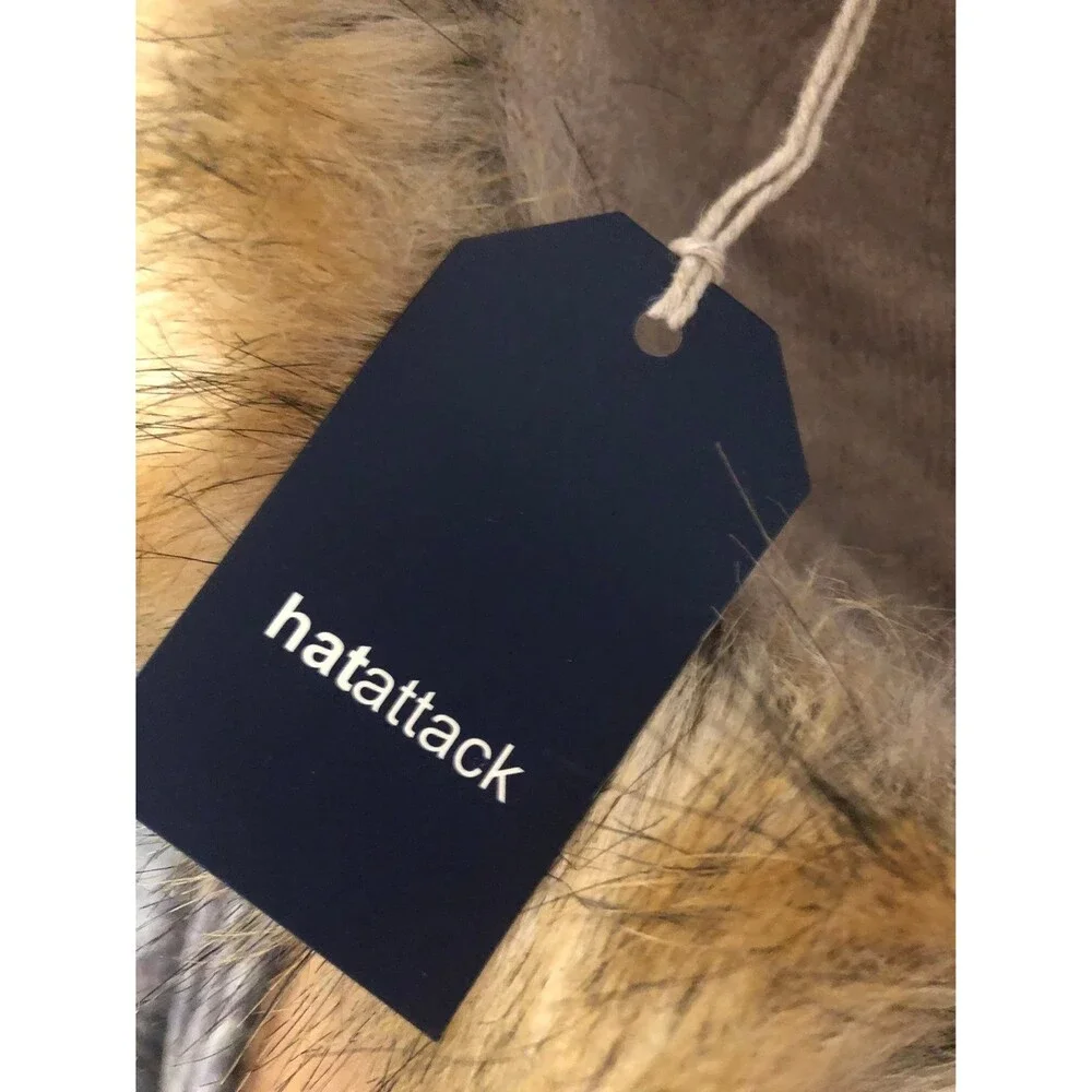 Hat Attack Russian Style Faux Fur Hat 7 3/4 NWT